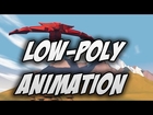 Flying Low-Poly Dragon Animation Cinema 4D | By Quarix X