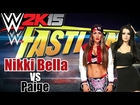 WWE 2K15- Fastlane Diva's Title Match - Nikki Bella vs Paige (Commentary)