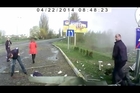 Explosion at russian gas station captured on dashcam
