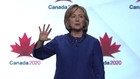 Former U.S. Secretary of State Hillary Rodham Clinton Keynote Speech at Canada 2020 (October 6, 2014)