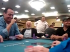 Casino fight- old guy has mental breakdown at the poker table