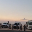 B-1 Bomber Buzzes Spectators in Qatar