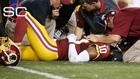 RG III exits with possible head injury