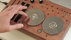 Wooden sensor box w/ 2 rotary disks demo02