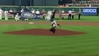 U.S. gymnast throws out most acrobatic first pitch ever