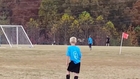 Deer scores a goal during a soccer game