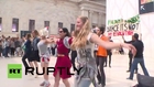 UK: Pro-Palestine activists stage flashmobs in British Museum and Barclays bank