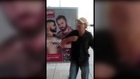 Man Has Had Enough of the Homos,  Attacks the Gay Advertisement In Newyork
