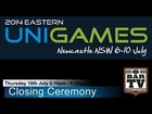 2014 Eastern University Games Thursday 10th July - Closing Ceremony