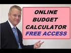 Online Budget Calculator - Form Your Budget Here