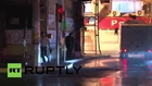 Turkey: Take that! Water cannons set aflame by pro-Kurd protesters