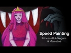 Speed Painting - Princess Bubblegum and Marceline