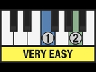 Are You Sleeping? - Frère Jacques - Very Easy Piano Tutorial