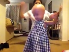 Girl with Progeria dancing