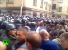 Full uncut live steam of acting officials peacefully stepping down today. [ Lugansk ]