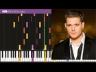 How to play Michael Buble Its a beautiful day   Piano tutotial  30% speed