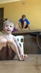 Teen Drops Water Balloon on Little Brother