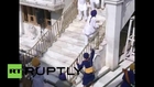 India: Sword wielding Sikhs clash inside Golden Temple