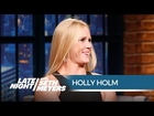 Holly Holm Relives the Kick that Beat Ronda Rousey - Late Night with Seth Meyers