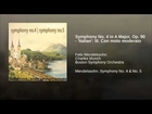 Symphony No. 4 in A Major, Op. 90 - 'Italian': III. Con moto moderato