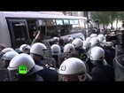 The Reality in Greece - No Democracy - Riots 2013 Ministers office