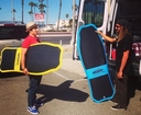 UNIV x Hosoi Hammerhead surfboard with Christian Hosoi from the UNIV Work Shop