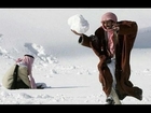 🔴تساقط الثلوج بكثافة على الحدود الشمالية السعودية