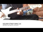 Guitar Sound Comparison; Epiphone SG, Gibson Les Paul, Squier Strat Mini, Squier Stratocaster