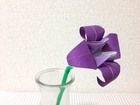 簡単折り紙　★あやめ（菖蒲）の折り方★　立体｜origami iris flower instructions
