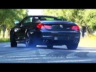 BMW M6 Acceleration Sound + short Presentation V8 Biturbo F12 Cabrio convertible revving revs F13