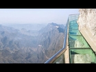 Scariest Glass Walkway Path (4,700 Feet above) in Tianmen Mountain, Zhangjiajie, China