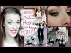 GRWM - Christmas Hair, Makeup & Outfit | Ellie Dalton