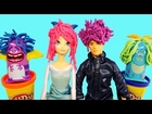 Disney's Frozen Barbie Elsa and Justin Bieber Crazy Hair Makeover Play Doh Scare Chair Toy