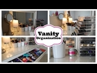 Vanity Organization featuring my Ikea Malm Dressing Table