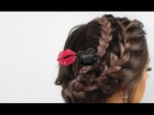 Halo braid hair tutorial by Nicola Schuller