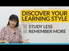 Discover your unique LEARNING STYLE: Visual, Auditory, Kinesthetic