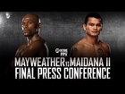 Press Conference Live - Mayweather vs. Maidana 2 - SHOWTIME Boxing