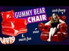 An Inflatable Gummy Bear Lounge Seat