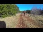 My wife mountain biking at Reveille Peak Ranch