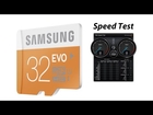 Samsung 32GB EVO microSDHC Up to 48MB/s Class 10 - Blackmagic Speed Test