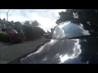 PoV VW Golf hits cyclist