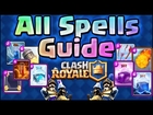 Clash Royale - All Spells Guide and Tips! Lightning, Rocket, Mirror, Freeze, Rage, Poison, Zap Spell
