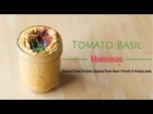 Tomato Basil Hummus. A Peanut Free Protein Source For Kids