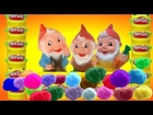 30-50 x 50 Surprise Eggs, Die Zwerge, gnomes, Play-Doh creations, Kinder Surprise, unboxing,