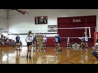 Winona v. Billings (Set 2) in Volleyball Sectionals 10-25-2014
