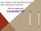 Stress Relief With Lavender Essential Oil By Nature's Own Essence