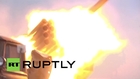 Ukraine: Militia launch BM-21 Grad missiles at targets