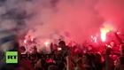 Ukraine: Fireworks, fascist salutes & flags as Dynamo beats Donetsk 1-0