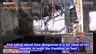[eng subs]  DPR Prime Minister Zakharchenko under fire while visiting the Donetsk airport frontline TRANSLATED