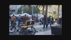 Video of skater brawl in Justin Herman Plaza. Hammers, skateboards and easels all used as weapons.